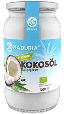 Premium Kokosöl kaltgepresst front packaging
