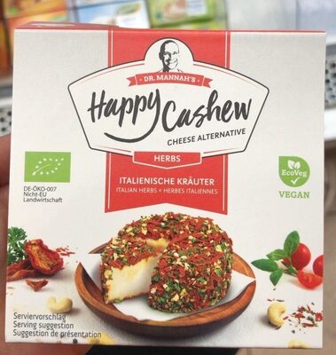 Happy Cashew Cheese Alternative Italienische Kräuter