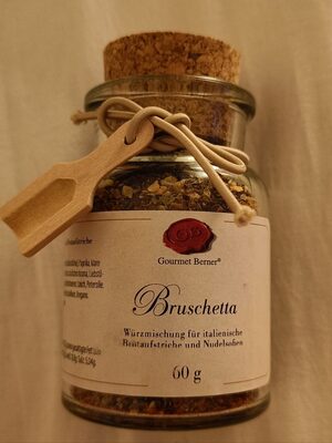 Bruschetta Gewürzmischung front packaging