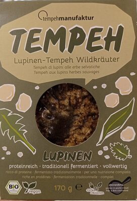 Lupinen-Tempeh Wildkräuter