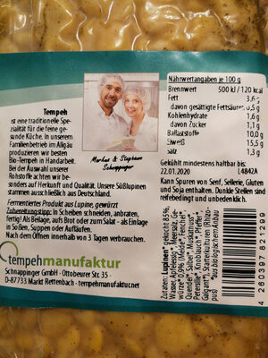 Tempeh Milde Hilde front packaging