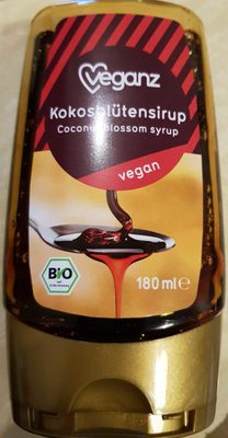 Veganz Kokosblütensirup front packaging
