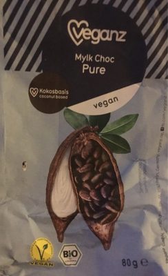 Mylk choc pure front packaging