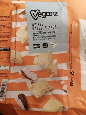 Weiße Rice Choc, Kokos-flakes