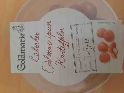 Lübecker Edelmarzipan Kartoffeln