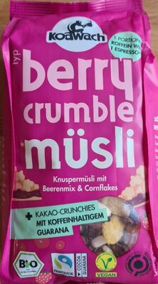 Berry crumble müsli