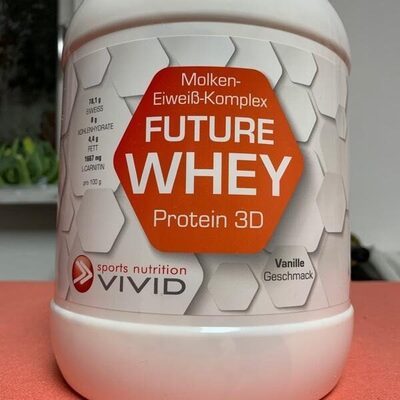 Future Whey Protein 3D front packaging