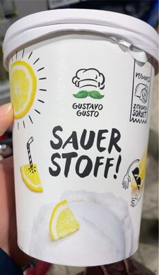 Eis - 'Sauerstoff' veganes Zitronensorbet