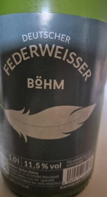 Federweisser Weiß front packaging