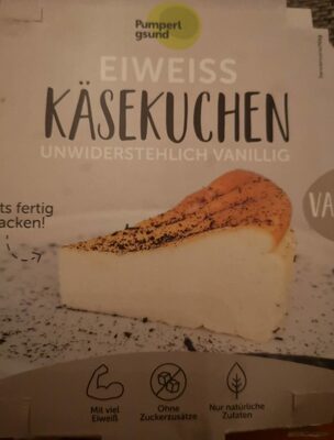 Eiweiß-Käsekuchen - Vanille