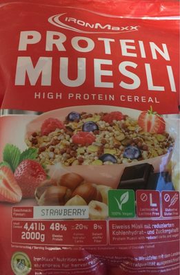 Protein Muesli, Erdbeere