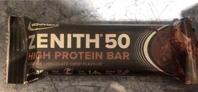 Zenith50 High protein bar chocolate crisp flavore