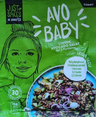 Avo baby front packaging