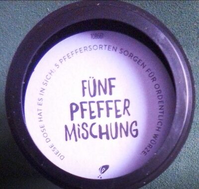 Fünfpfeffer Mischung front packaging