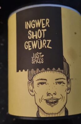Ingwer Shot Gewürz front packaging