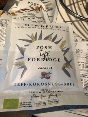 Posh teff porridge