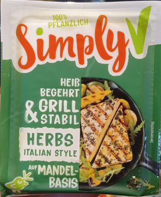 Herbs italien style aus Mandel-Basis front packaging