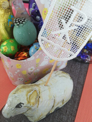 Vollmilchschokolad Osterlamm