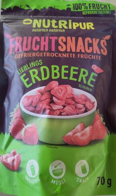 Fruchtsnacks Gefriergetrocknete Früchte Erdbeere