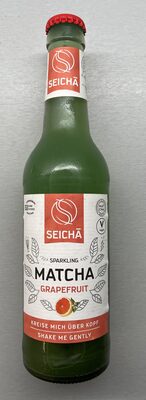 Matcha tea with grapefruit flavor
