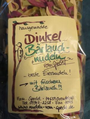 Dinkelbärlauchnudeln