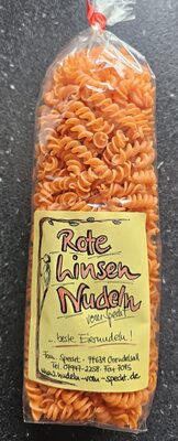 Rote Linsen Nudeln