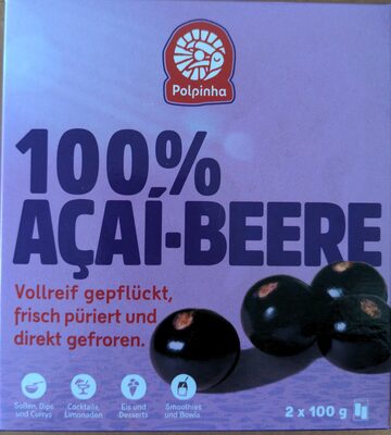 100% Acai-Beere front packaging