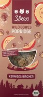 3Bears Wild Bowls Kerniges Bircher Porridge