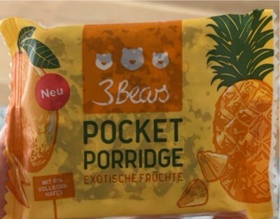 Pocket porridge exotic fruit