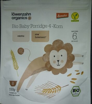 Bio Baby Porridge 4-Korn