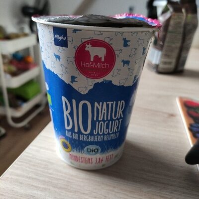 Bio Naturjoghurt front packaging