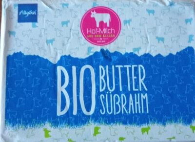 Bio Butter Süßrahm front packaging