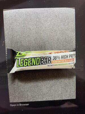 Legend Bar Peanut-Jelly Flavour