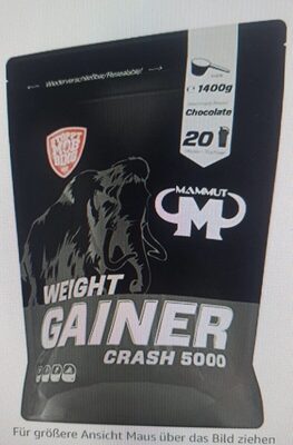 Weight Gainer Crash 5000, Chocolate