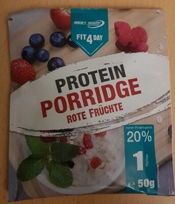 Protein Porridge Rote Früchte