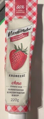 Fruchtaufstrich Erdbeere front packaging