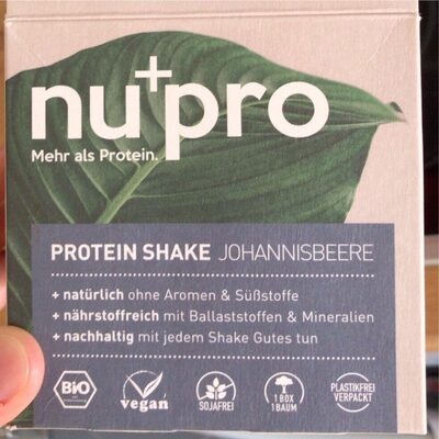 Protein Shake Johannesbeere