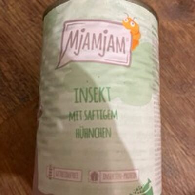 Insekt mit saftigem Hühnchen