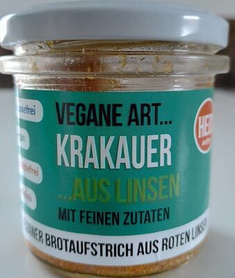 Vegane Art Krakauer aus Linsen