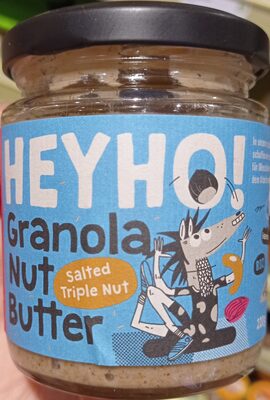 Granola nut butter salted front packaging
