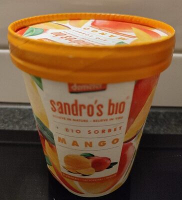 Sandro's Bio - Bio Sorbet Mango front packaging