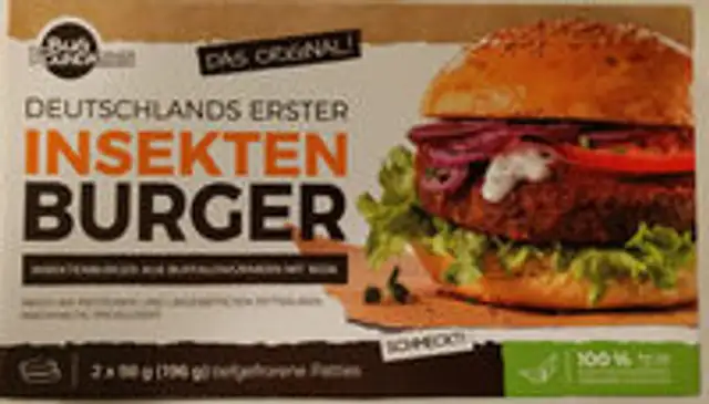 Deutschlands etster Insekten-Burger