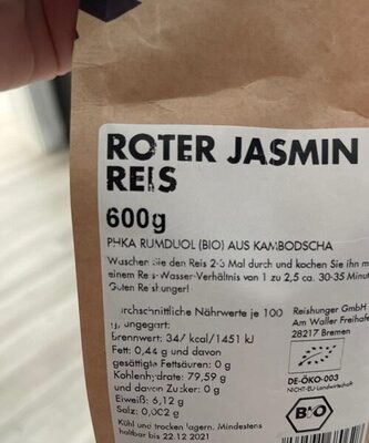 Roter Jasmin Reis