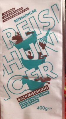 Schoko Rührkuchen mit Reismehl front packaging