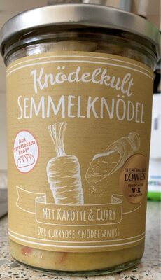 Semmelknödel mit Karotte & Curry front packaging