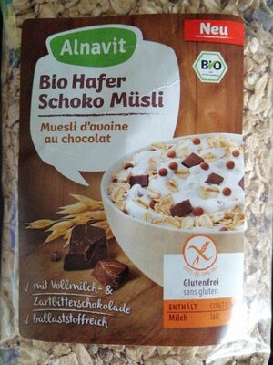 Bio hafer schoko müsli