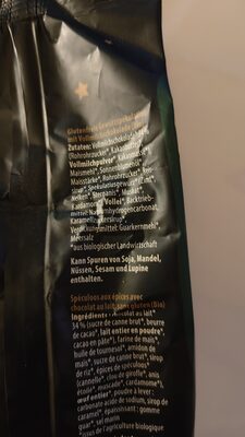 Mini Schoko Spekulatius ingredients label
