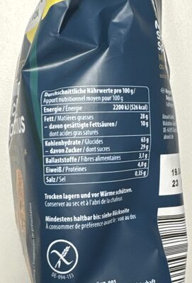 Mini Schoko Spekulatius nutrition facts table