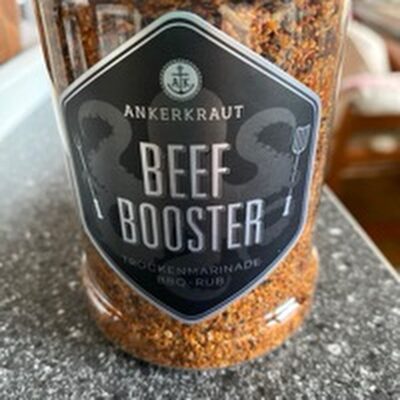 Beef Booster front packaging