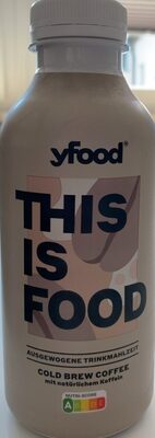 This Is Food Cold Brew Coffee front packaging
